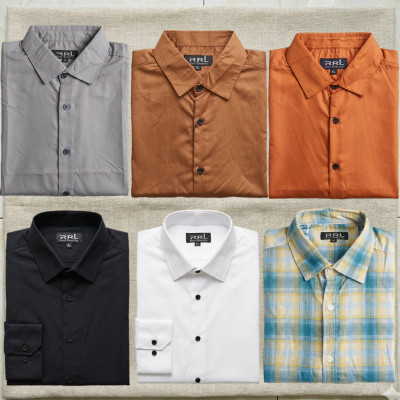Men's premium cotton shirt combo (৬ পিস কম্বো)