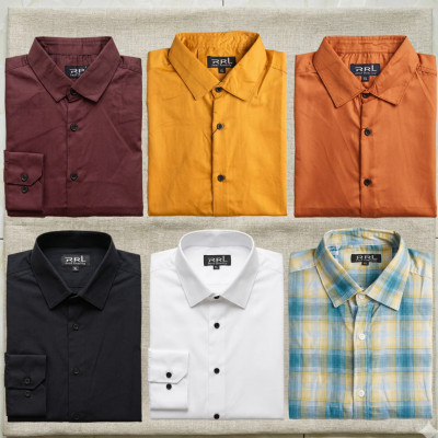Men's premium cotton shirt combo (৬ পিস কম্বো)