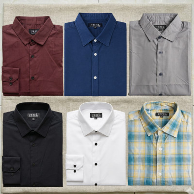Men's premium cotton shirt combo (৬ পিস কম্বো)