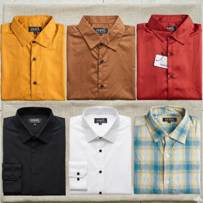 Men's premium cotton shirt combo (৬ পিস কম্বো)