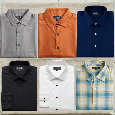Men's premium cotton shirt combo (৬ পিস কম্বো)